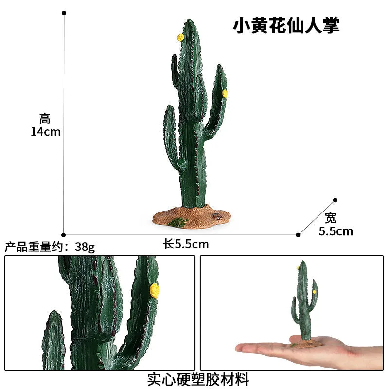 Micro Landscape Plant Decoration Simulation Cactus Baobab Apple Tree Rockery Sand Table Scene Decoration Tree Model
