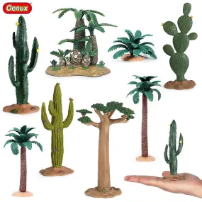 Micro Landscape Plant Decoration Simulation Cactus Baobab Apple Tree Rockery Sand Table Scene Decoration Tree Model