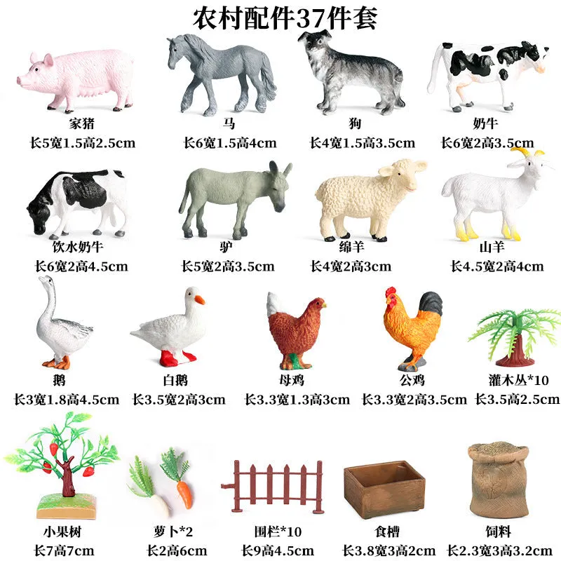 Micro Landscape Plant Decoration Simulation Cactus Baobab Apple Tree Rockery Sand Table Scene Decoration Tree Model