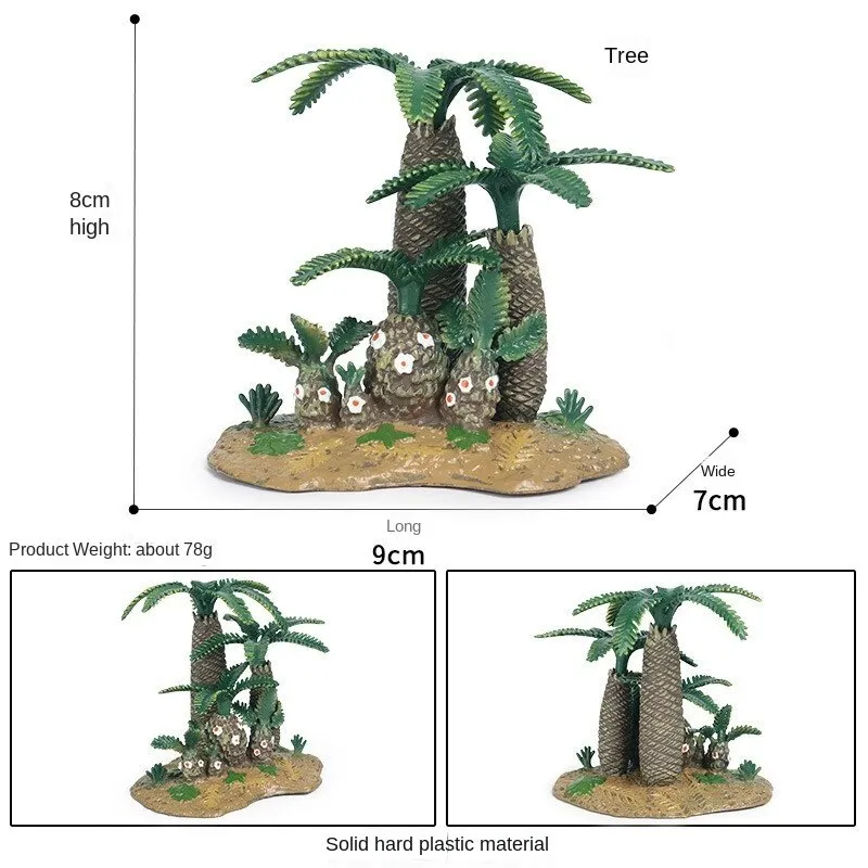 Micro Landscape Plant Decoration Simulation Cactus Baobab Apple Tree Rockery Sand Table Scene Decoration Tree Model