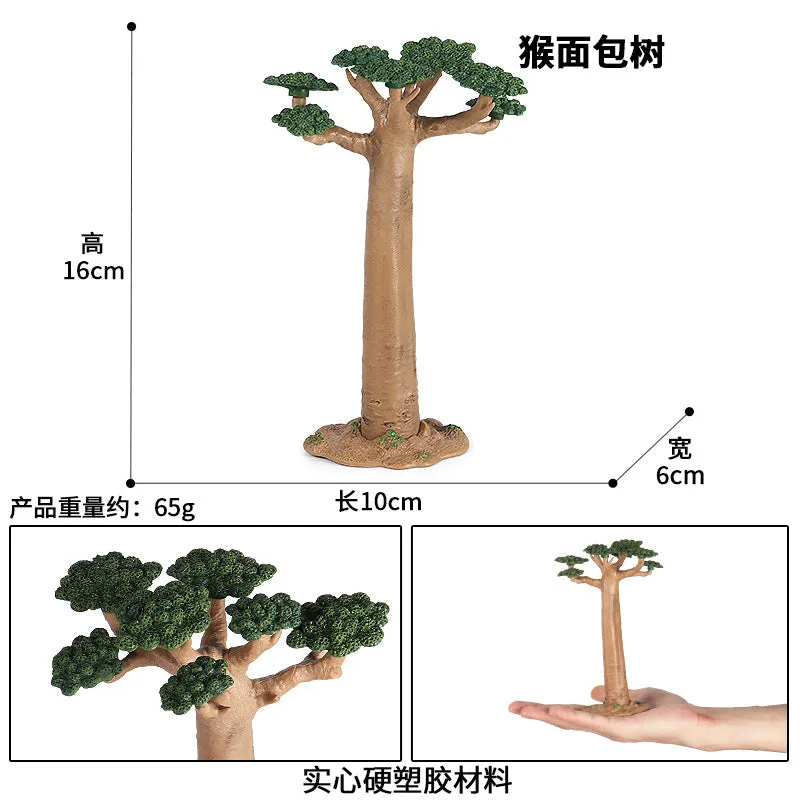Micro Landscape Plant Decoration Simulation Cactus Baobab Apple Tree Rockery Sand Table Scene Decoration Tree Model
