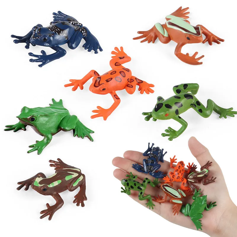 Mini Ocean Tropical Fish Model Set Simulation Solid Clownfish Fairy Fish Fox Fish Children's Teaching Toys