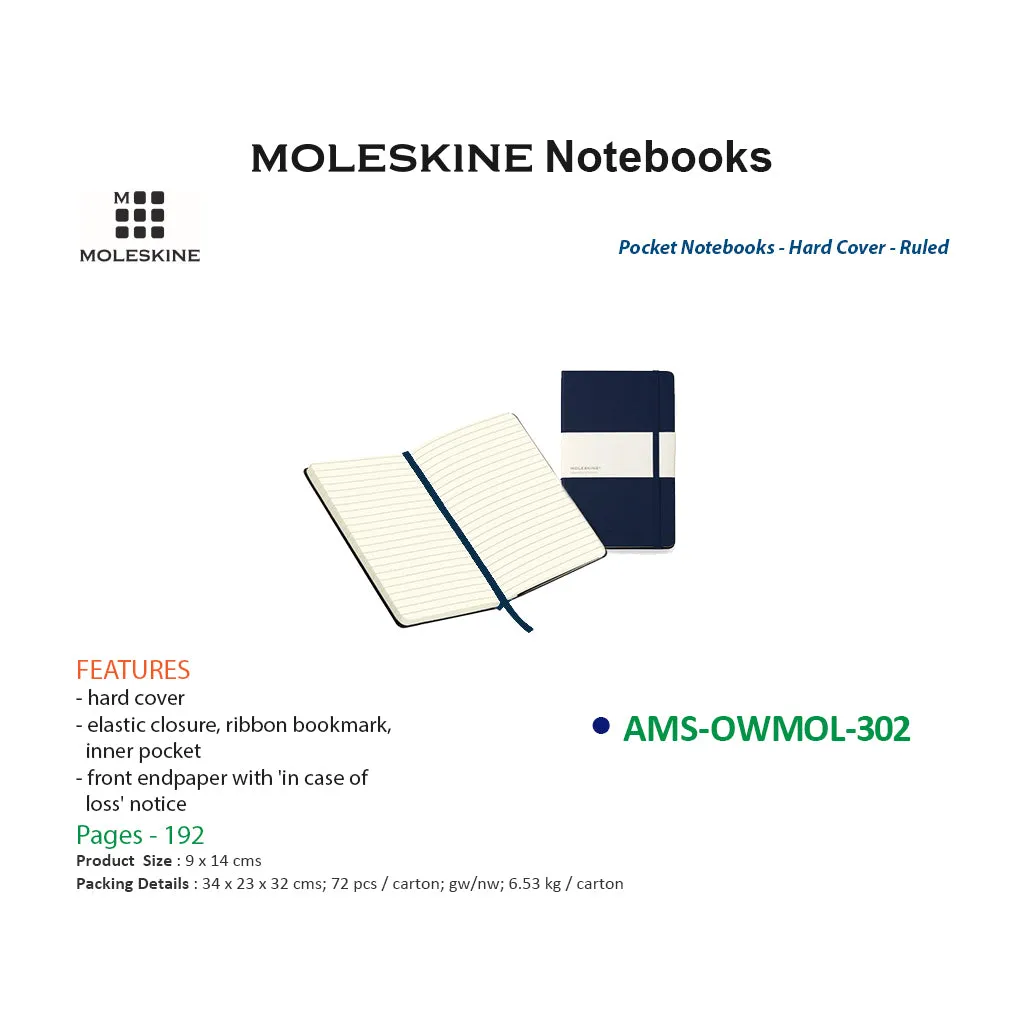 Moleskine Note Book 302