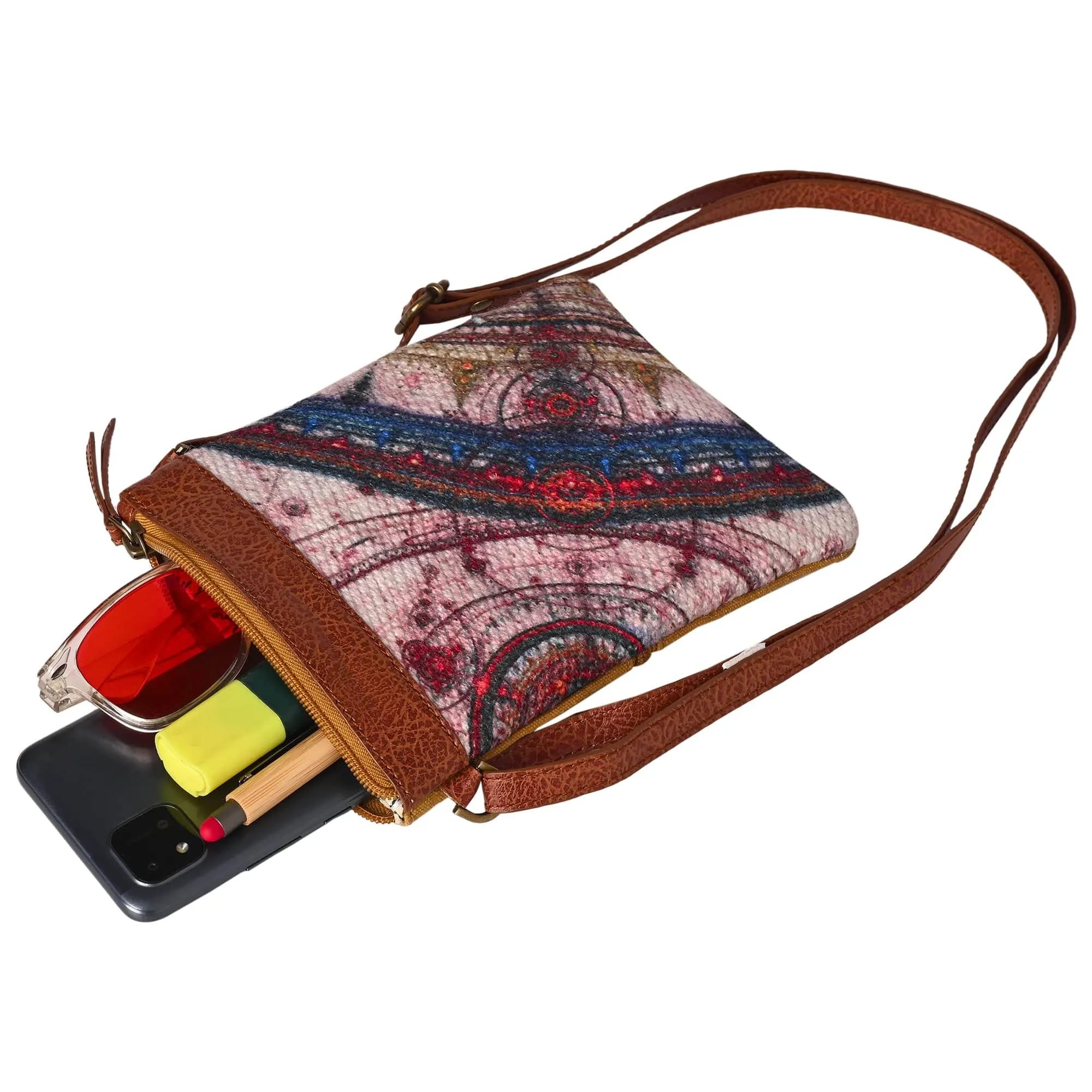 Mona B - Astro Small Messenger Crossbody Bag with Stylish