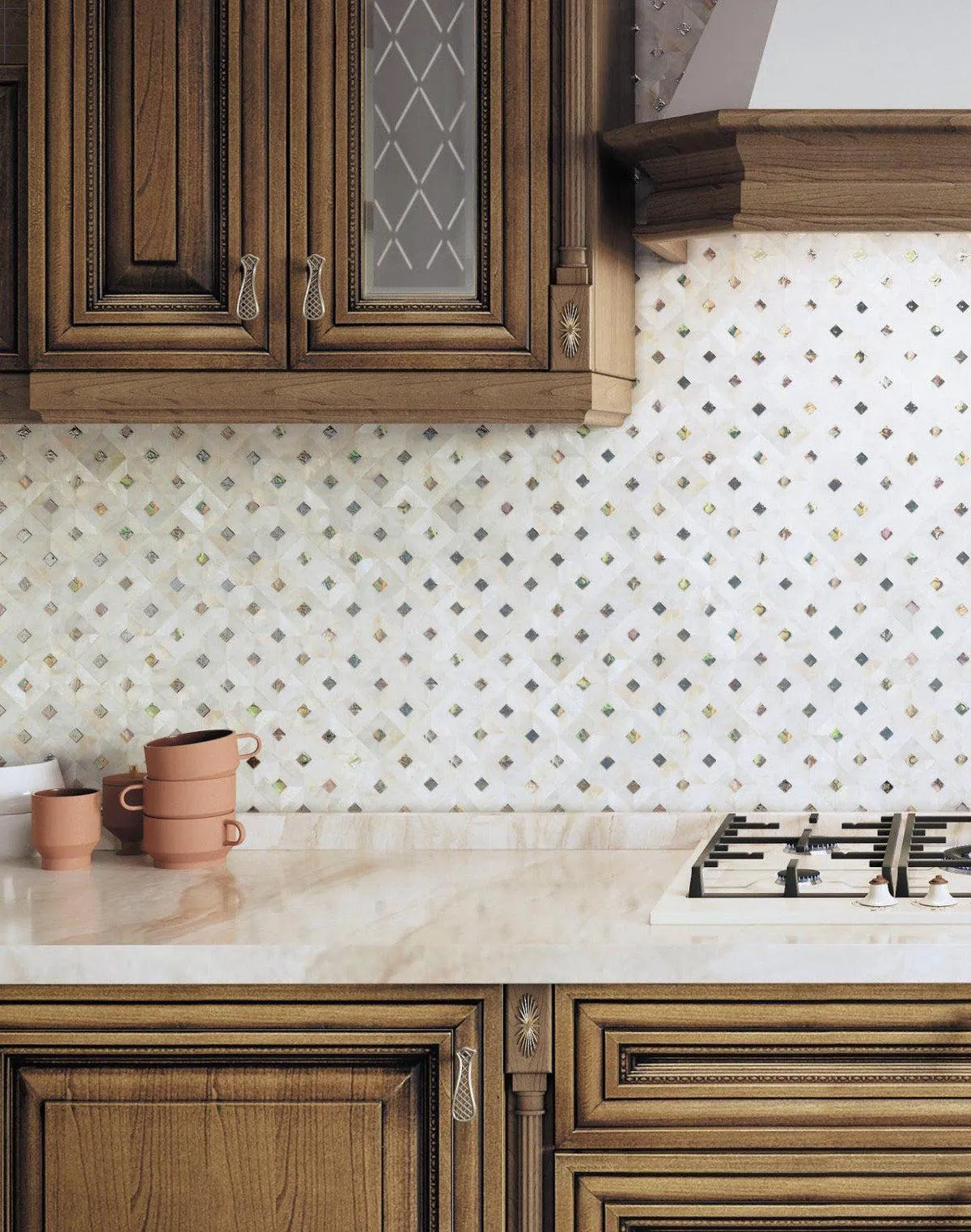 Mother of Pearl Abalone Mosaic Tile
