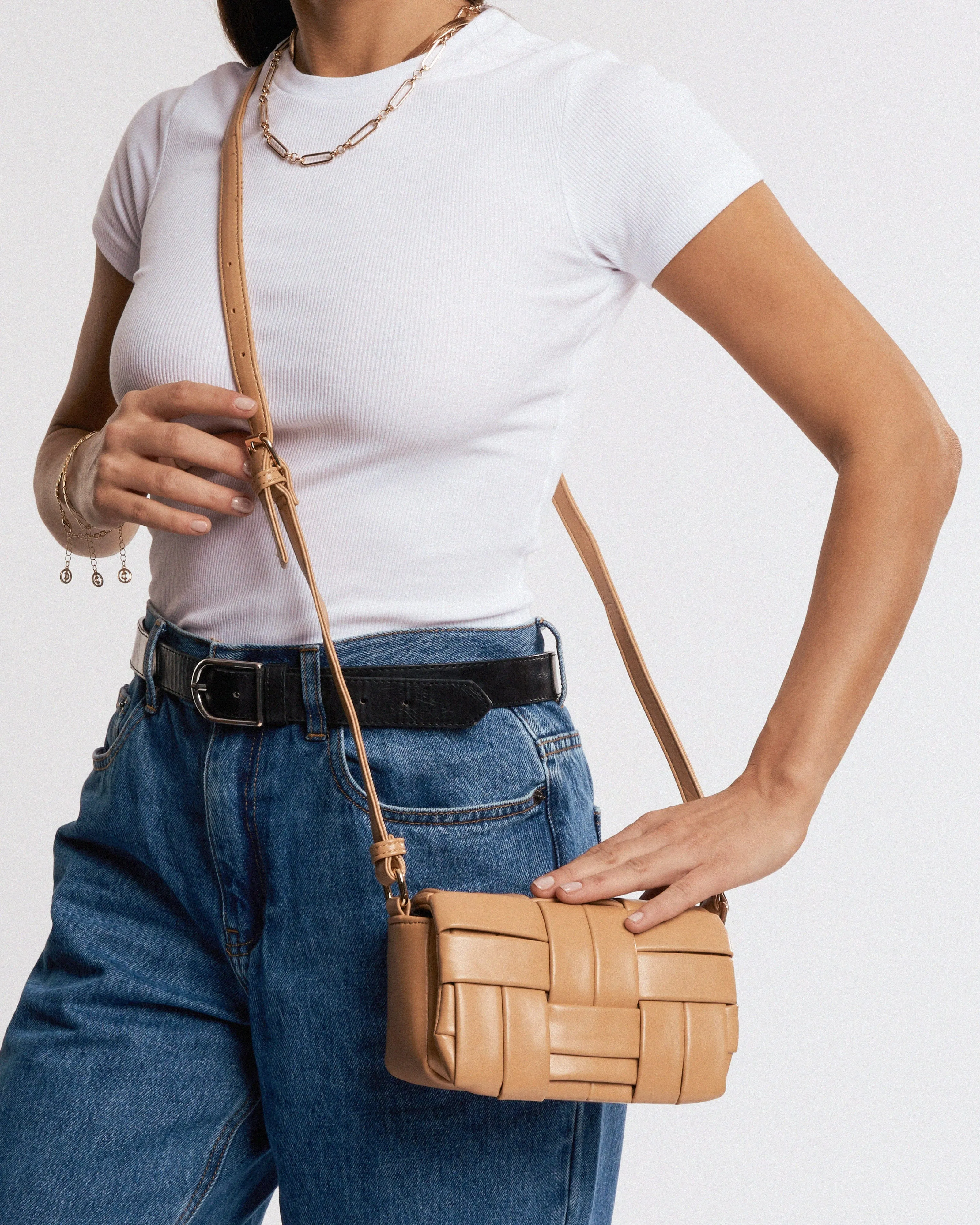 Natural Gabi Crossbody Bag