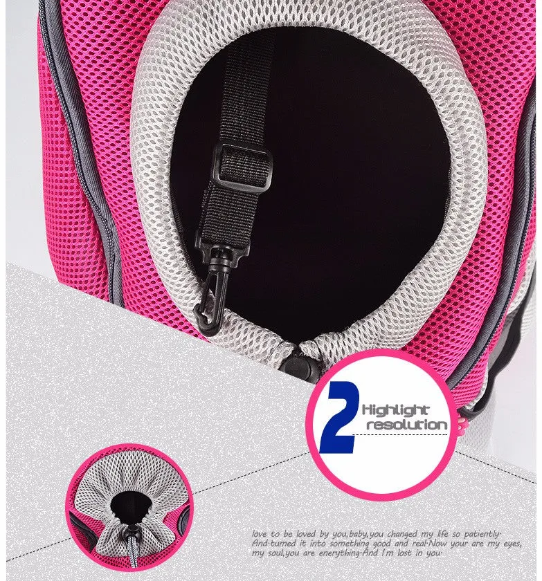 New Pet Backpack Dog Bags Dog Carrier Pet Dog Front