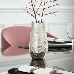 Nickel Metal Table Vase
