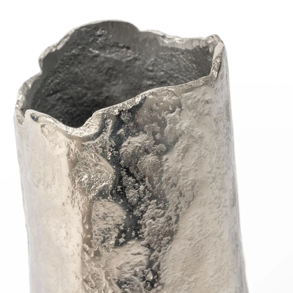 Nickel Metal Table Vase