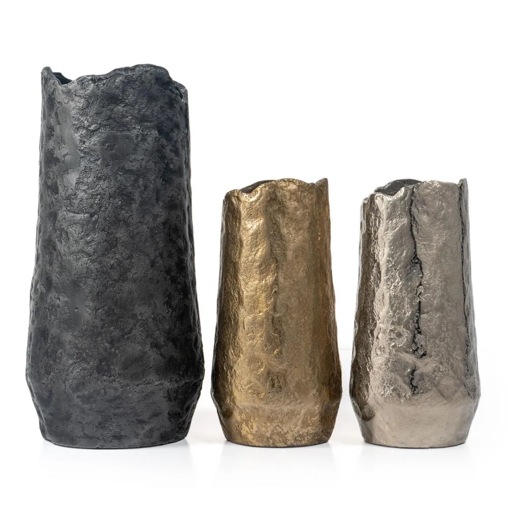Nickel Metal Table Vase