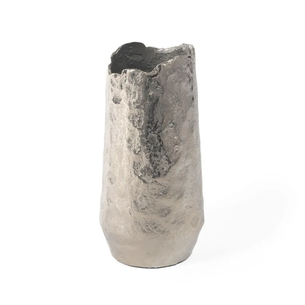 Nickel Metal Table Vase
