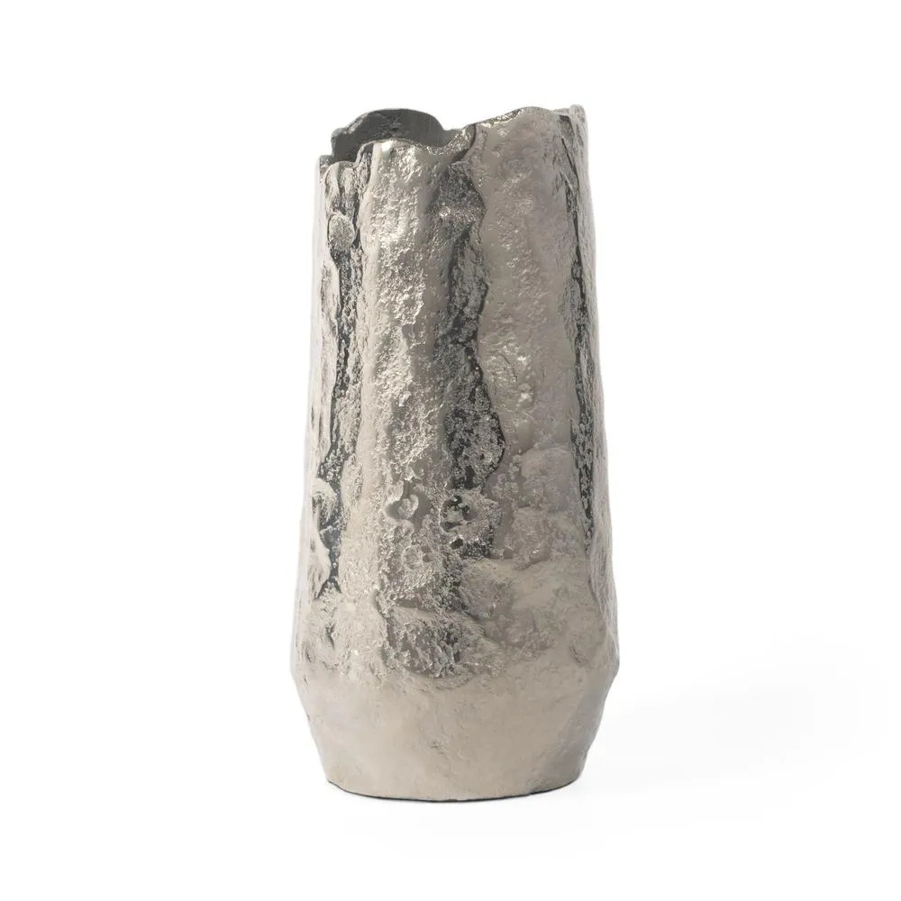 Nickel Metal Table Vase