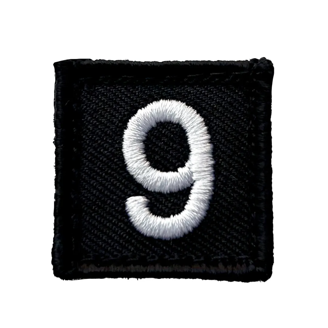 Numbers Velcro Patch