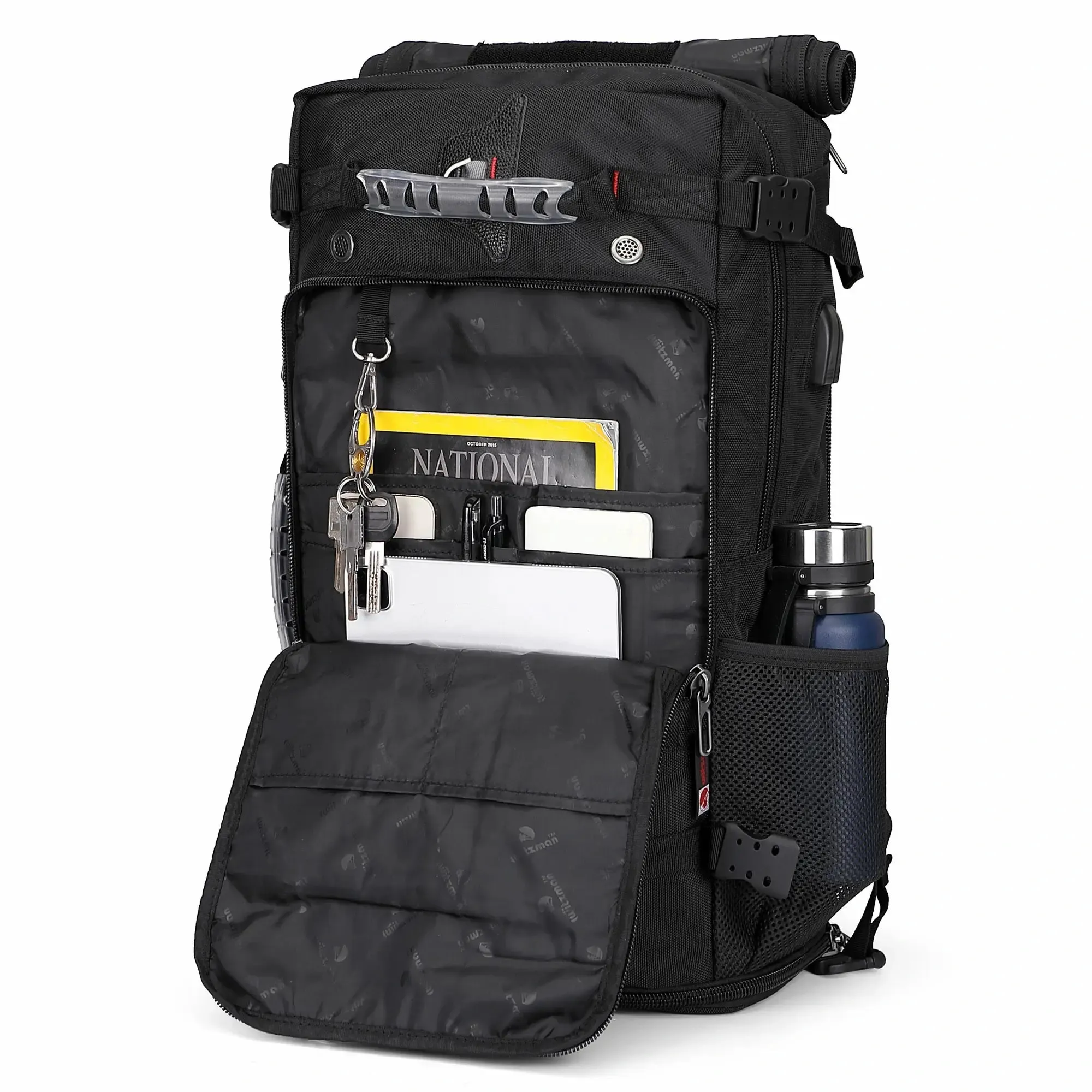 Nylon Travel Carry On Backpack for Men