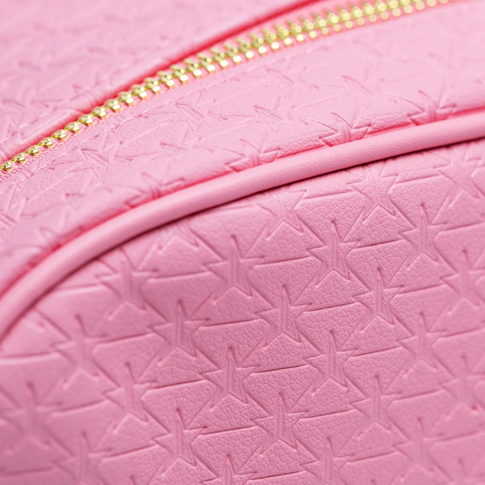 Pink Double Zip Makeup Bag