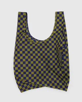 Reusable Bag - Pear Navy Check