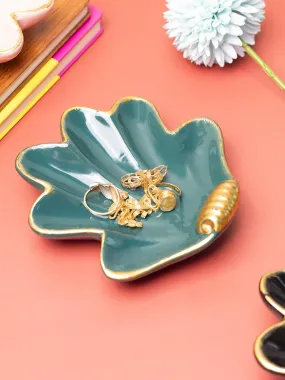 Sea Shell Jewllery Tray Holder - Sea Green