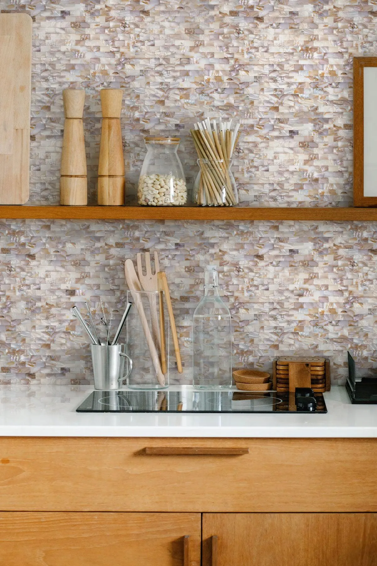 Seashell Dreams Brick Mosaic Tile