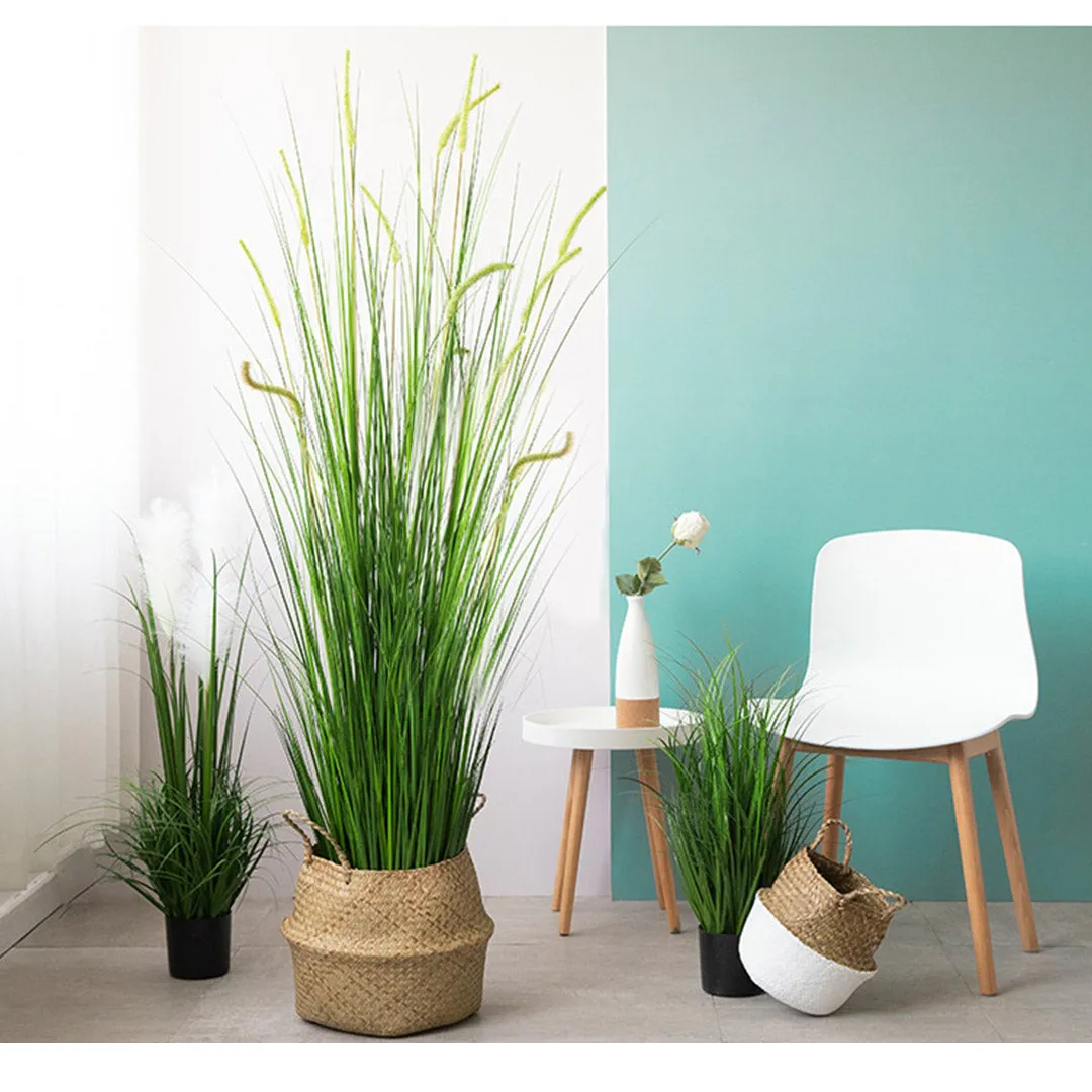 SOGA 150cm Green Artificial Indoor Potted Reed Grass Tree Fake Plant Simulation Decorative