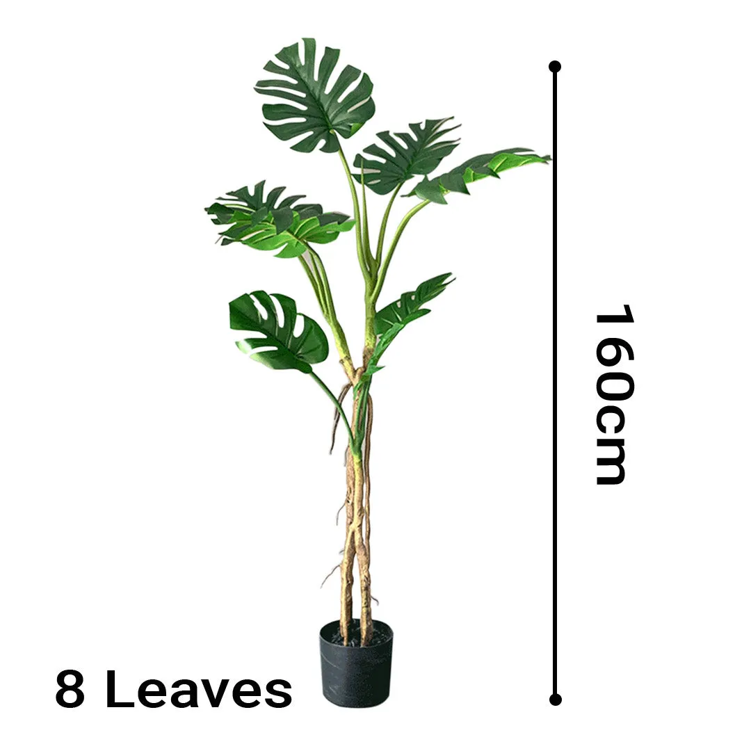 SOGA 160cm Green Artificial Indoor Turtle Back Tree Fake Fern Plant Decorative