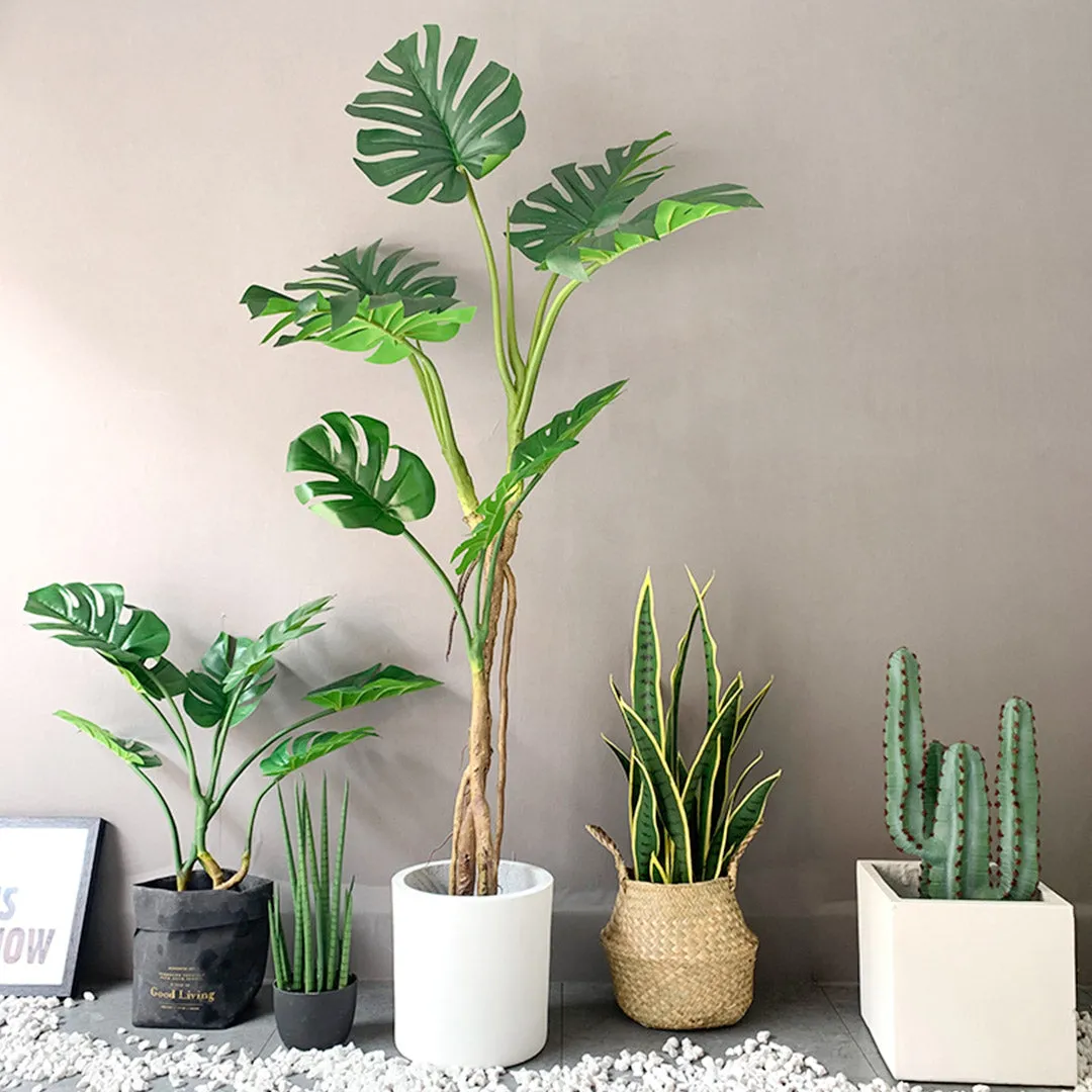 SOGA 175cm Green Artificial Indoor Turtle Back Tree Fake Fern Plant Decorative
