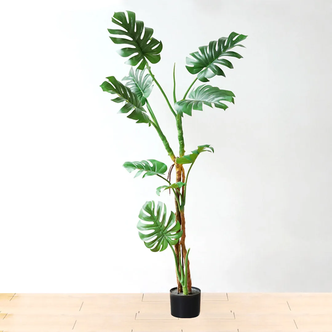 SOGA 175cm Green Artificial Indoor Turtle Back Tree Fake Fern Plant Decorative