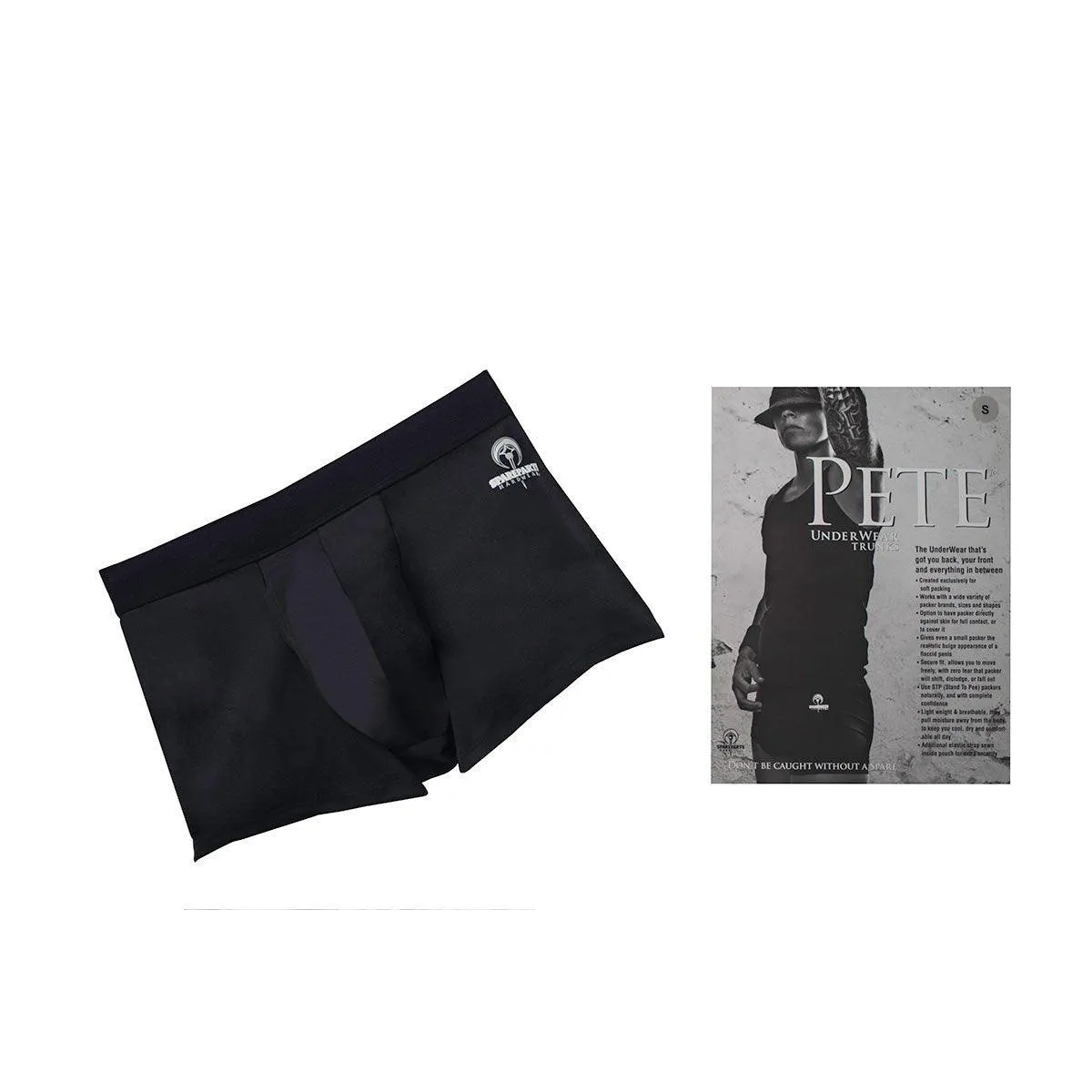 Spareparts Pete Trunks Black - Nylon