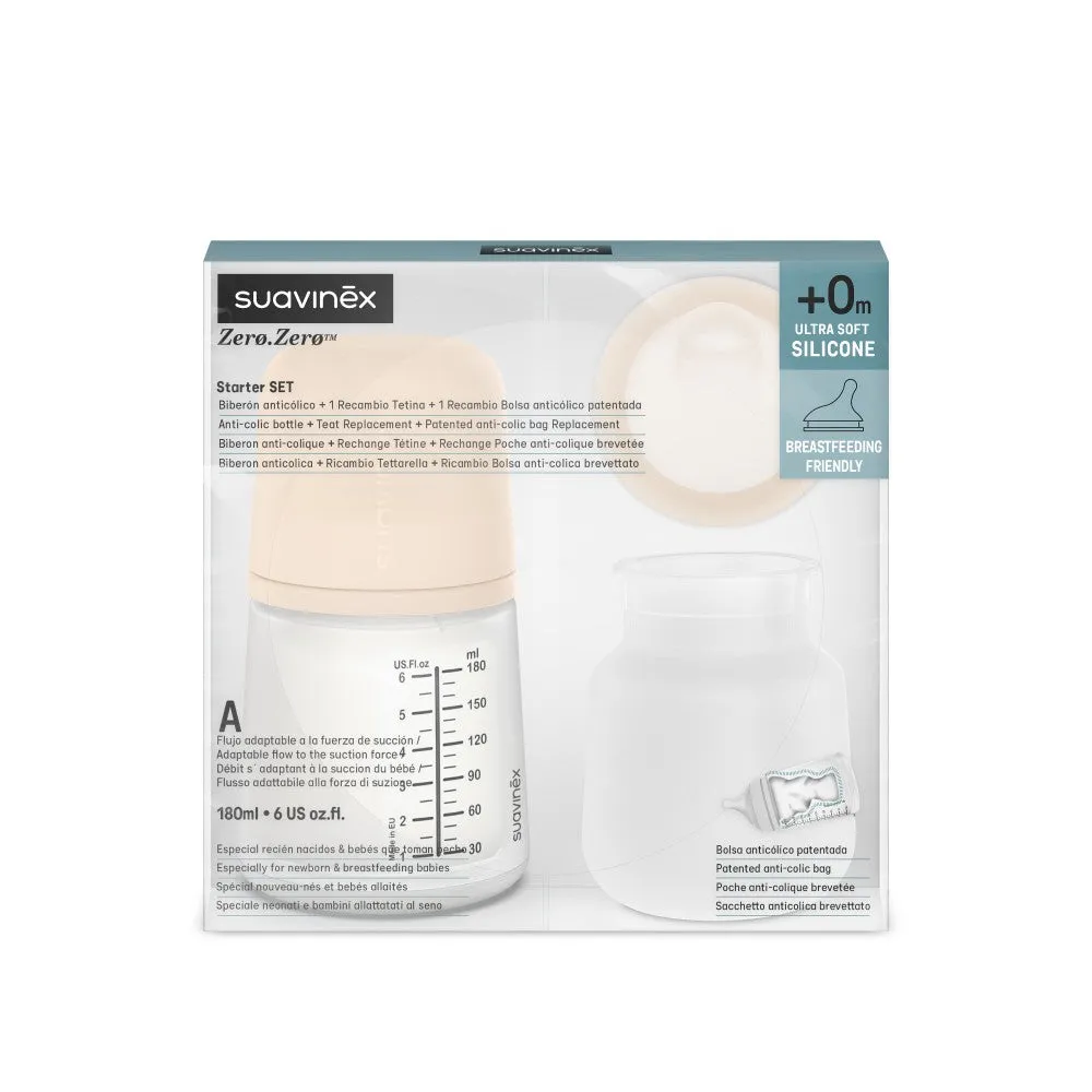Suavinex Zero Zero Anti Colic Bottle Starter Set