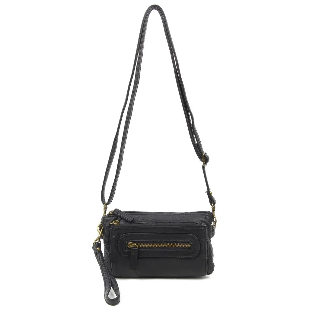 The Anita Three Way Crossbody Wristlet