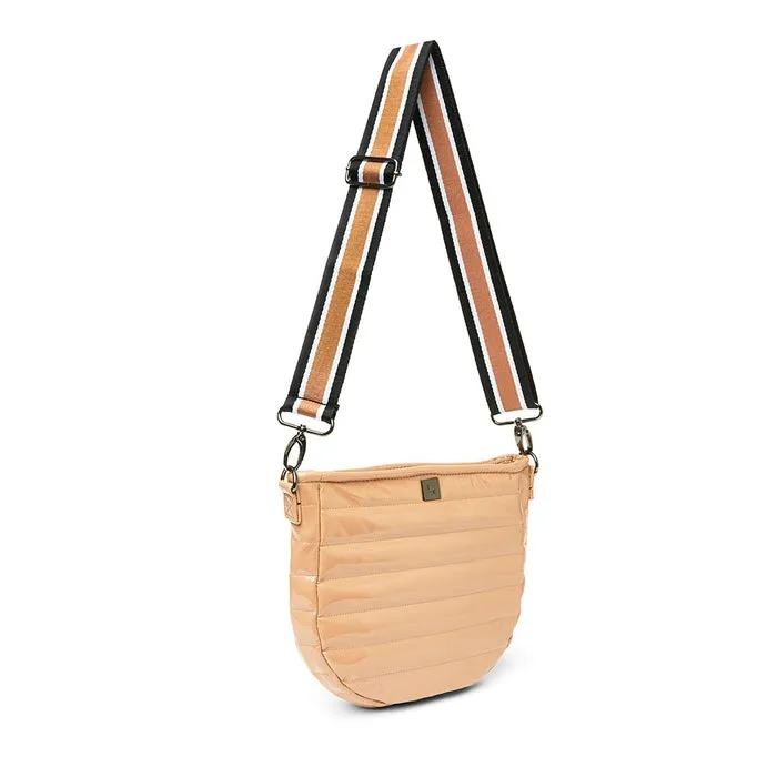 Think Royln - The Mercer Crossbody in Nude Patent