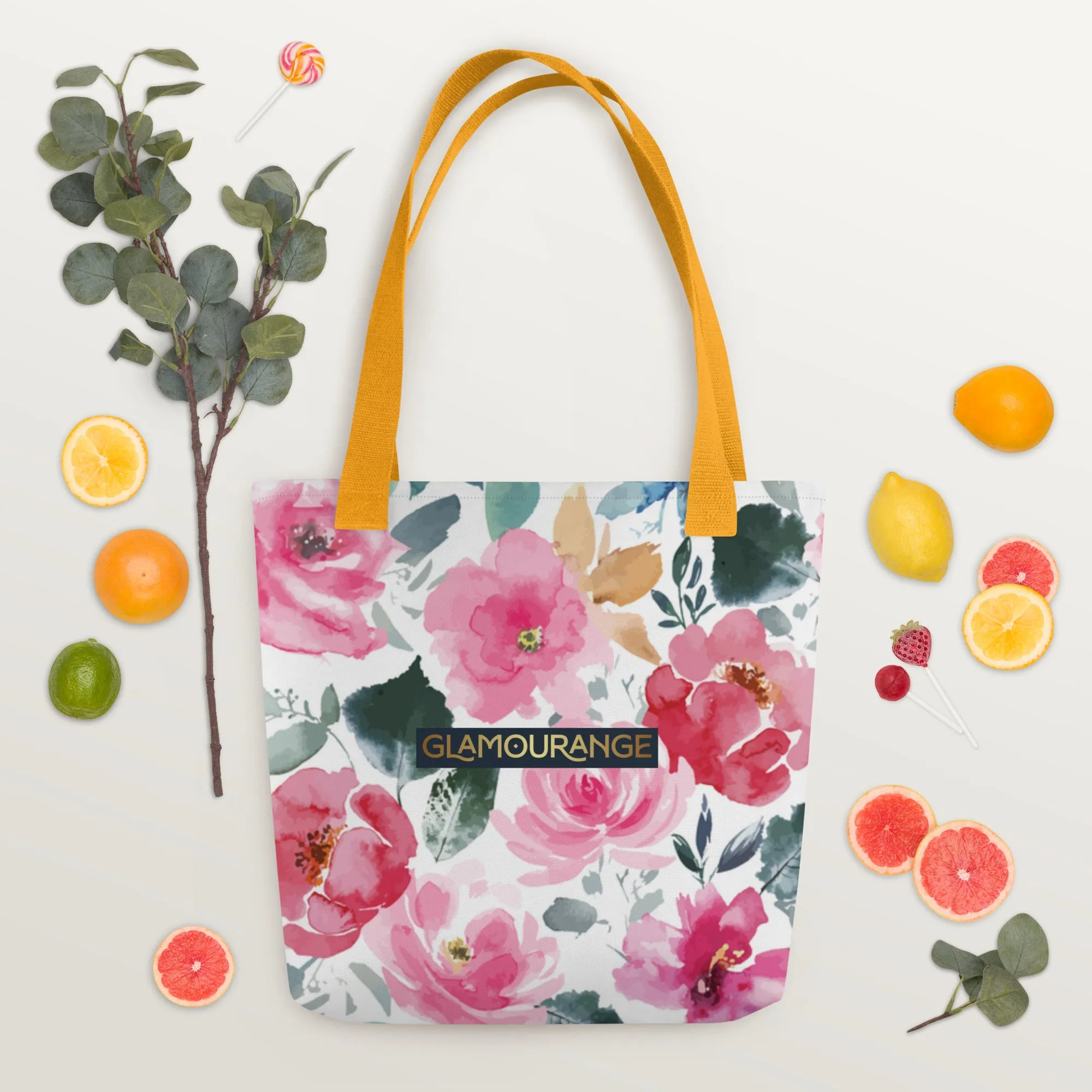 Tote Bag Women Designer (Flower Pattern 002)