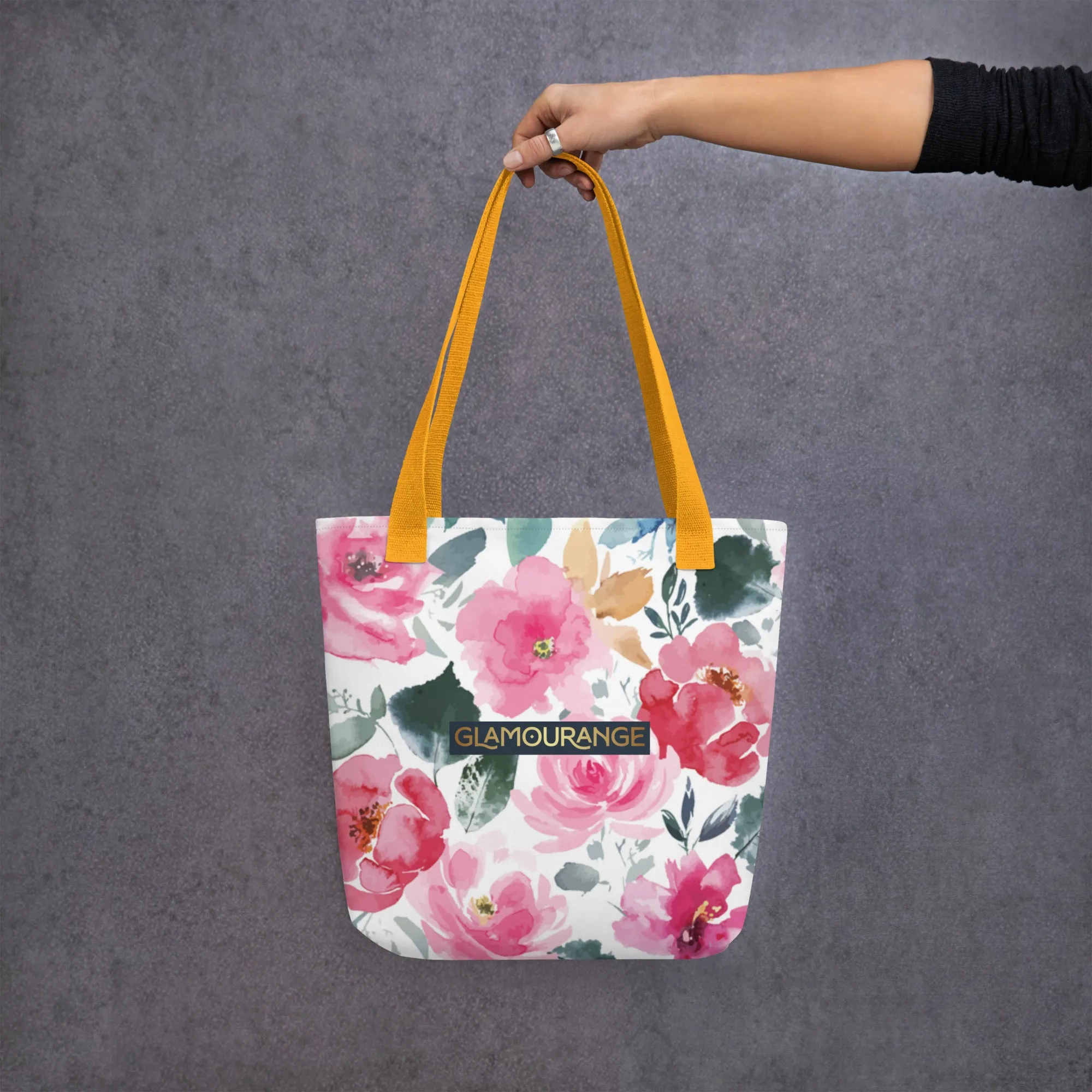 Tote Bag Women Designer (Flower Pattern 002)
