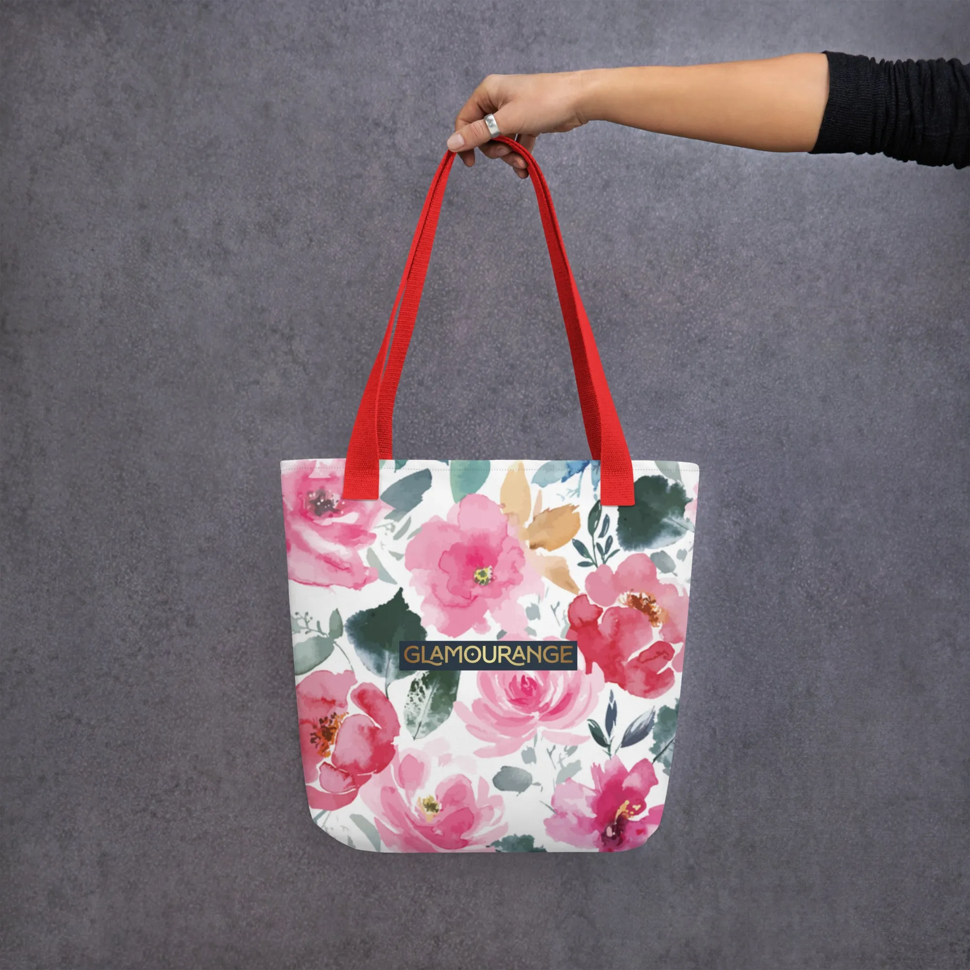 Tote Bag Women Designer (Flower Pattern 002)