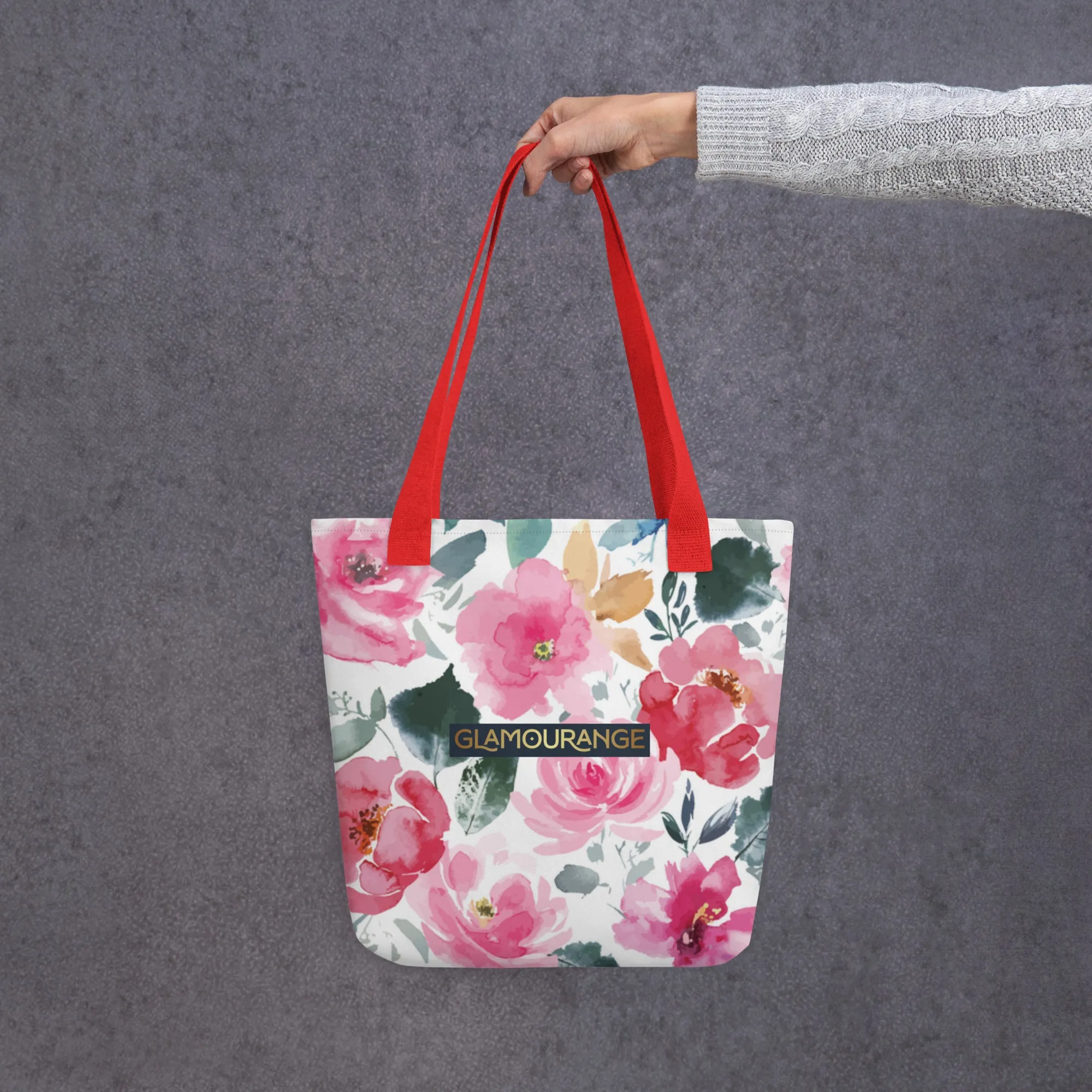 Tote Bag Women Designer (Flower Pattern 002)