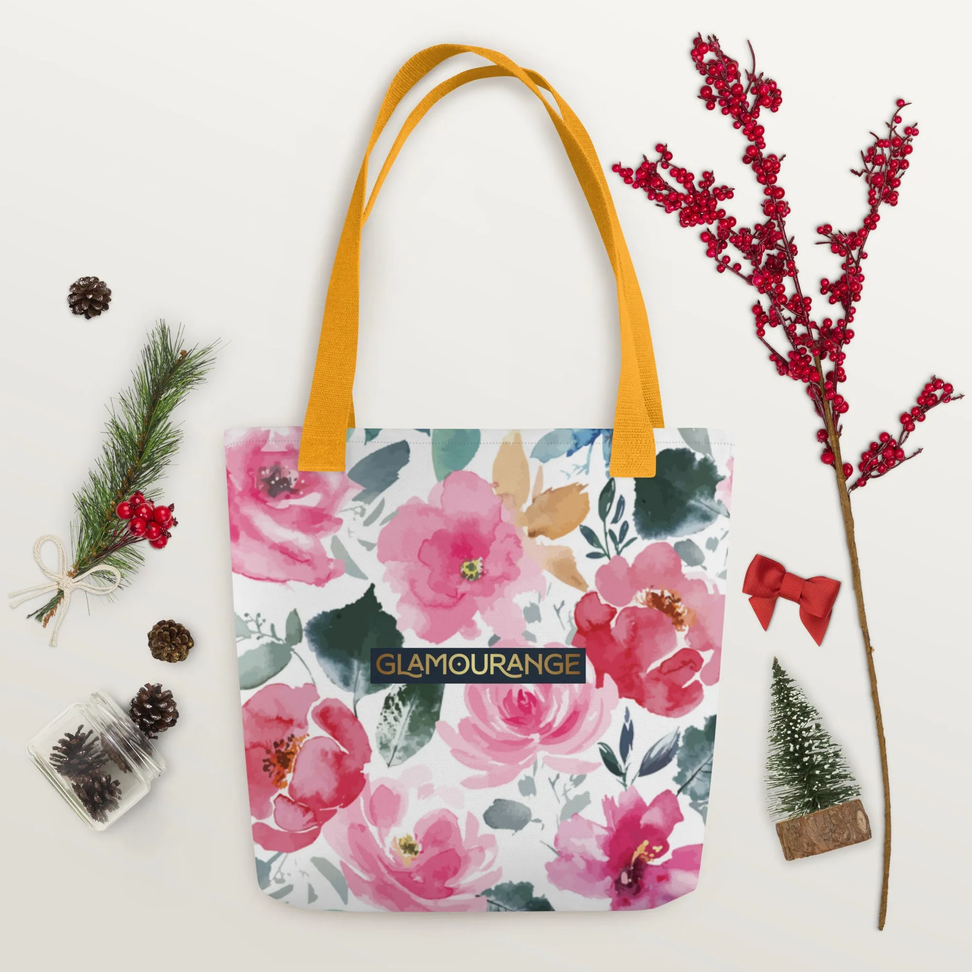 Tote Bag Women Designer (Flower Pattern 002)
