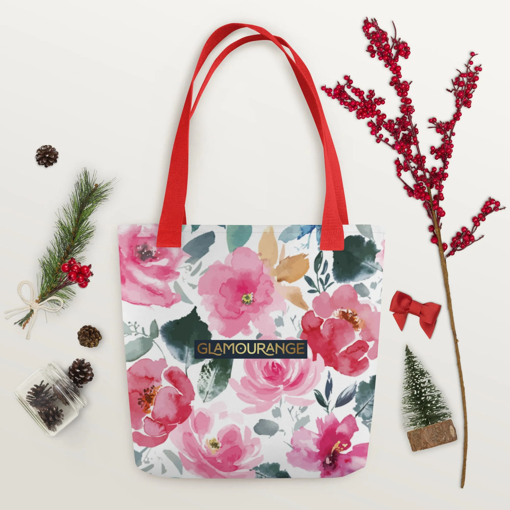 Tote Bag Women Designer (Flower Pattern 002)