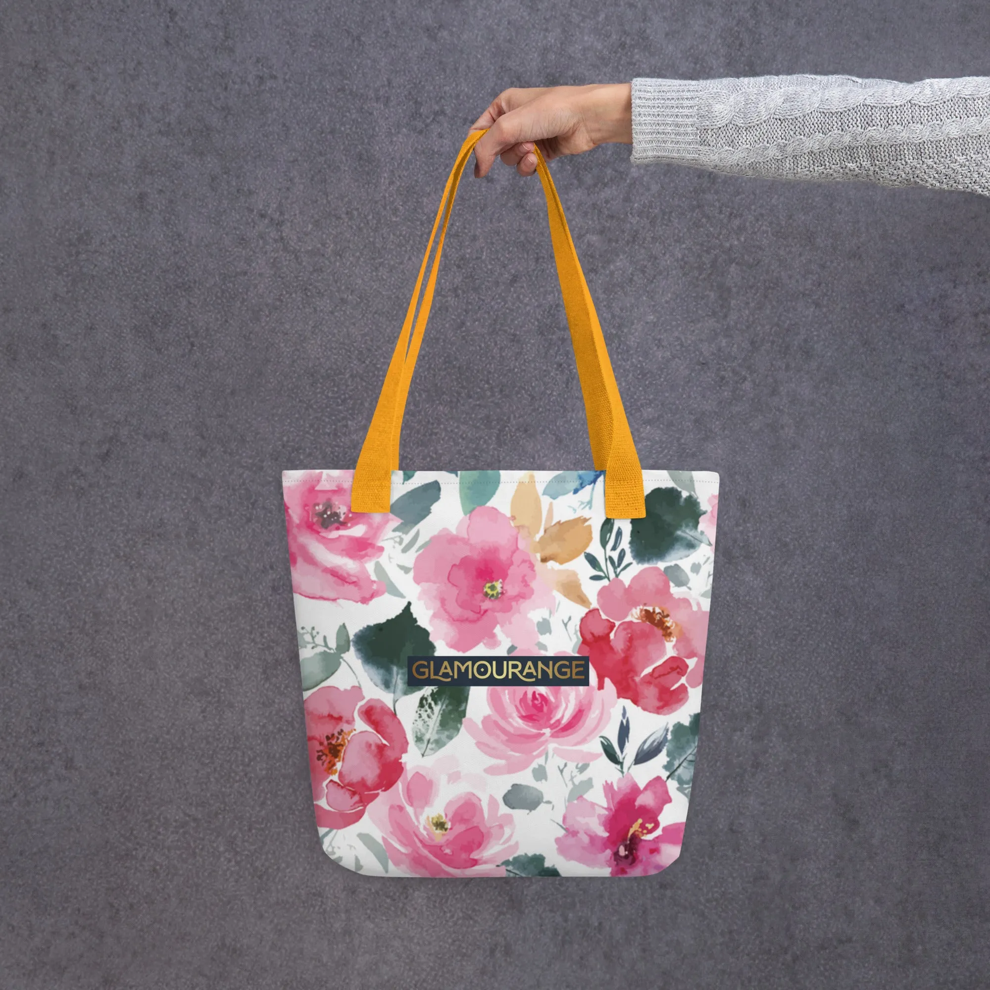 Tote Bag Women Designer (Flower Pattern 002)