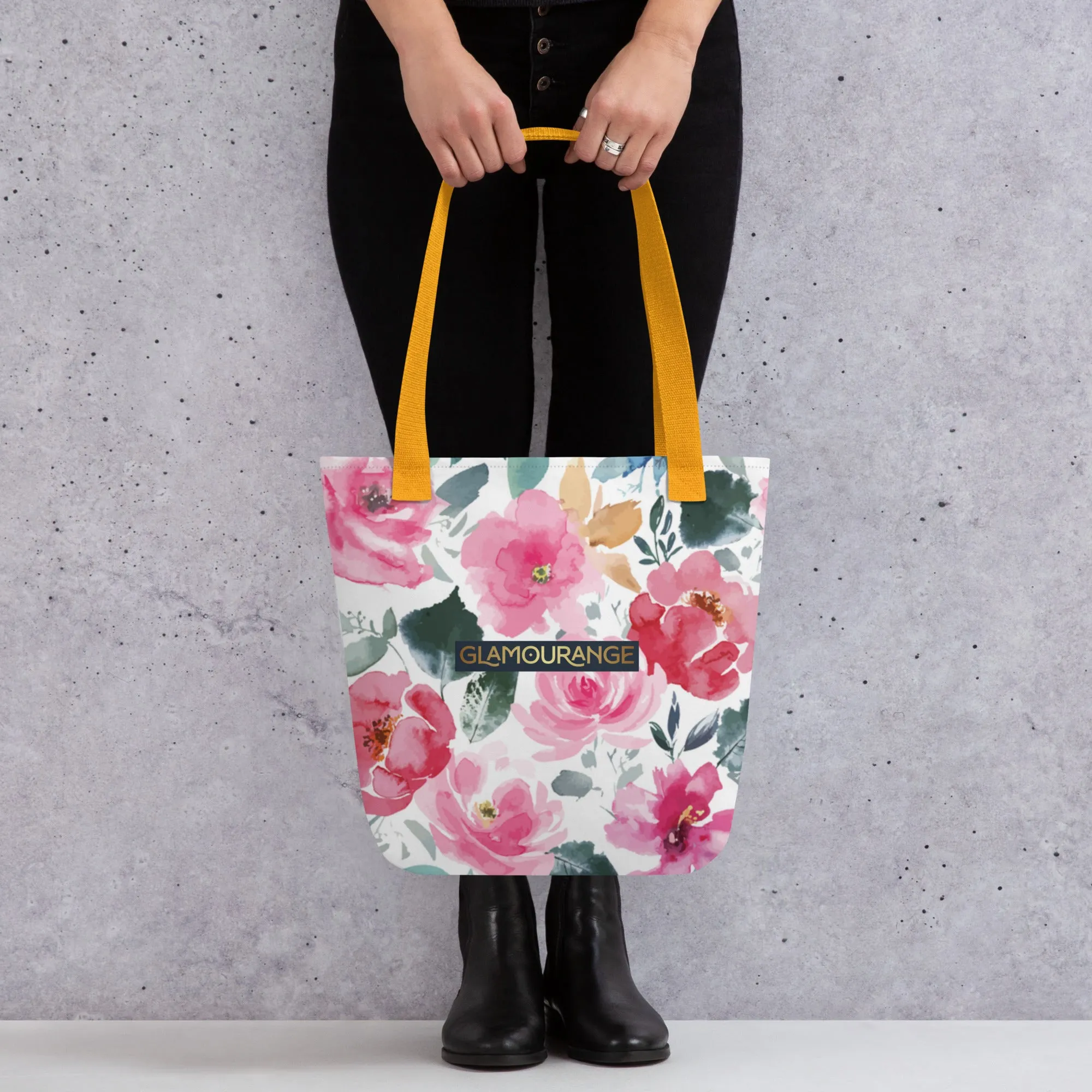 Tote Bag Women Designer (Flower Pattern 002)