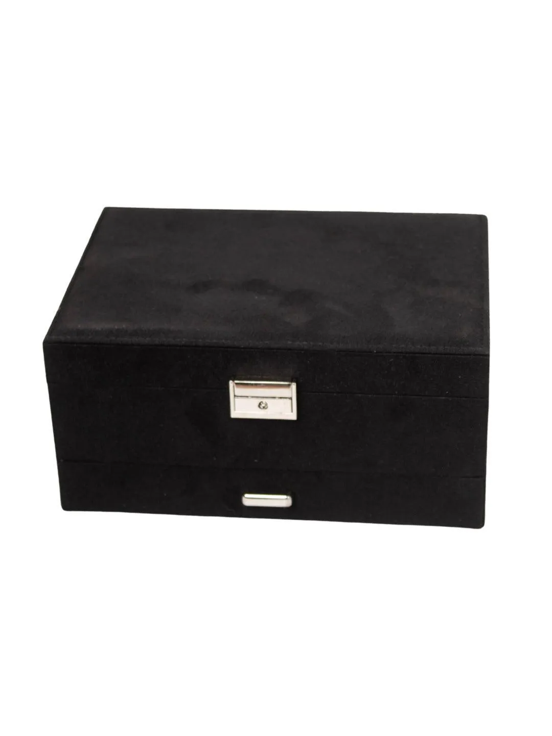 Velvet Black Jewelry Storage Organizer