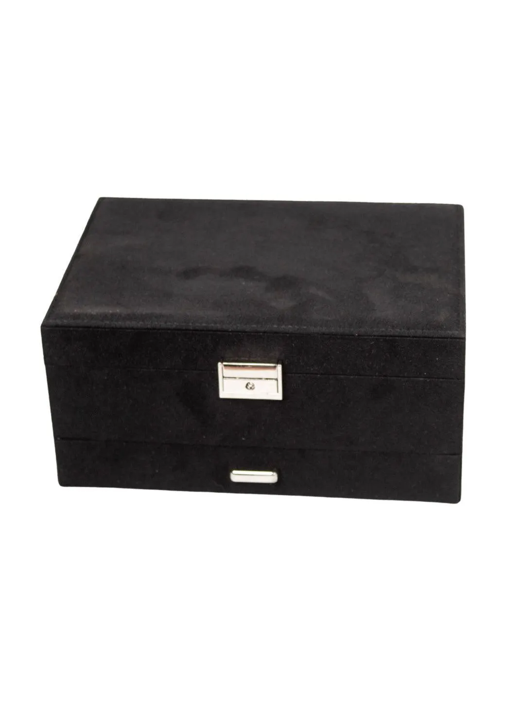 Velvet Black Jewelry Storage Organizer