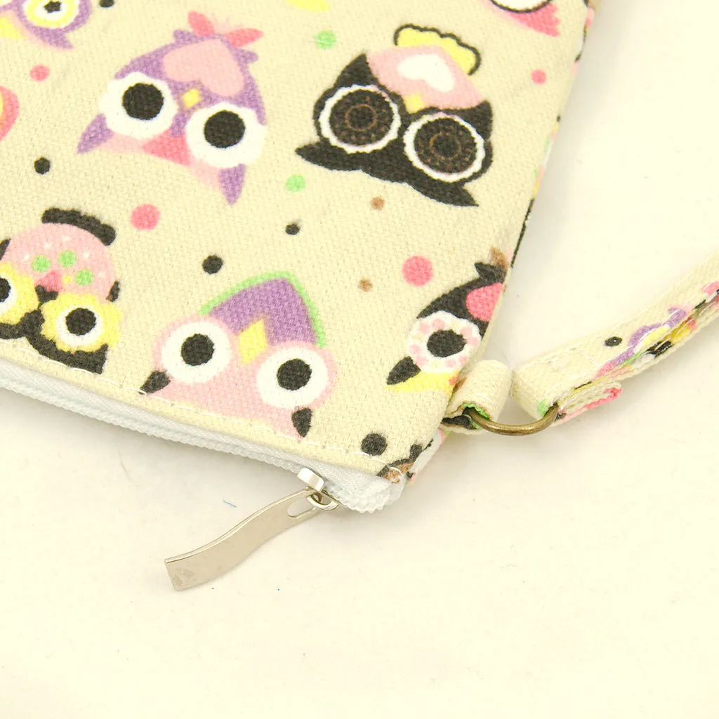Wide Eyed Owl Makeup Bag